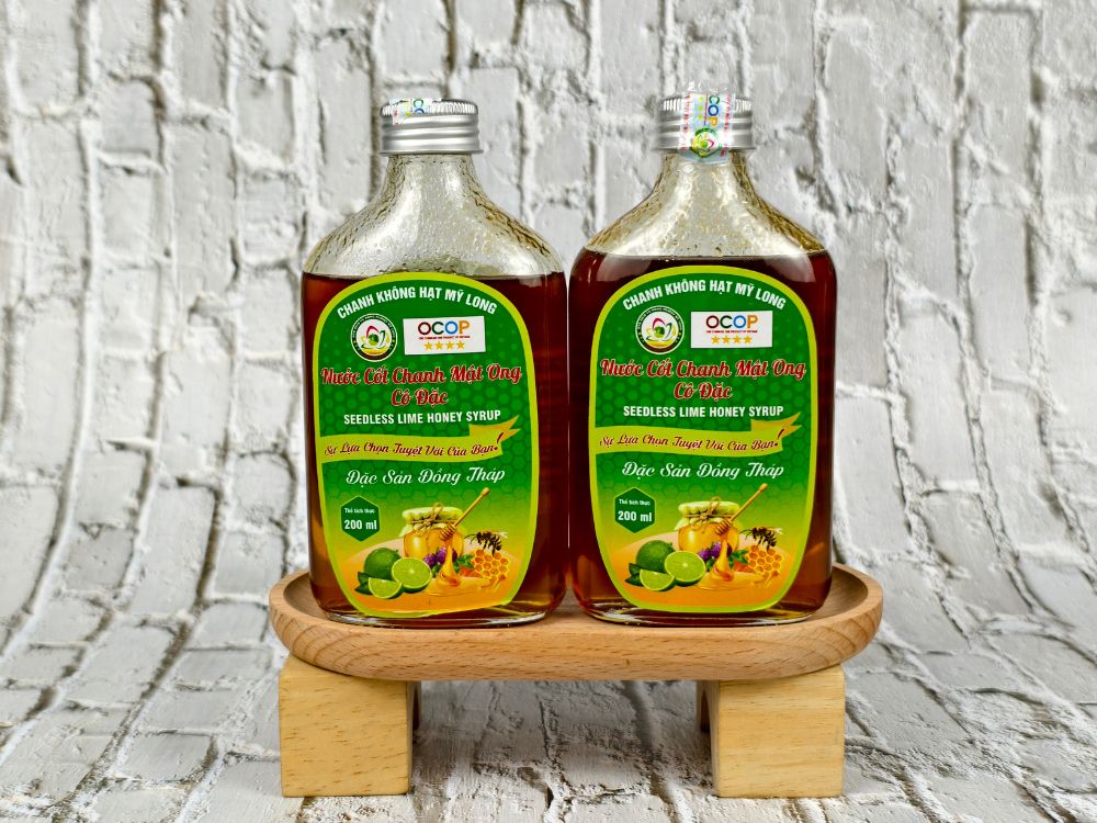 Một số thông tin về Nước cốt chanh mật ong cô đặc - Chanh không hạt Mỹ Long
