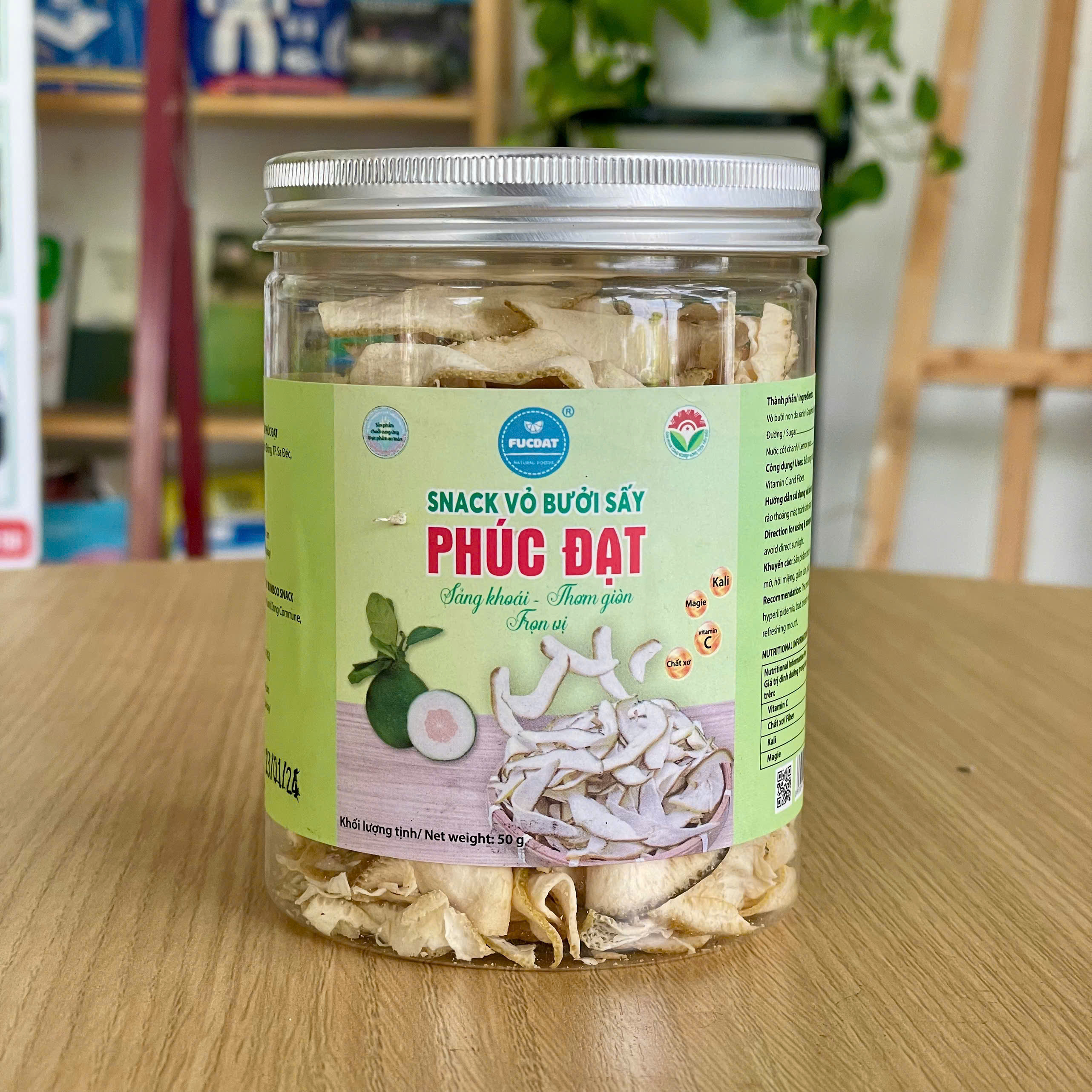 Snack Vỏ Bưởi Sấy - Phúc Đạt