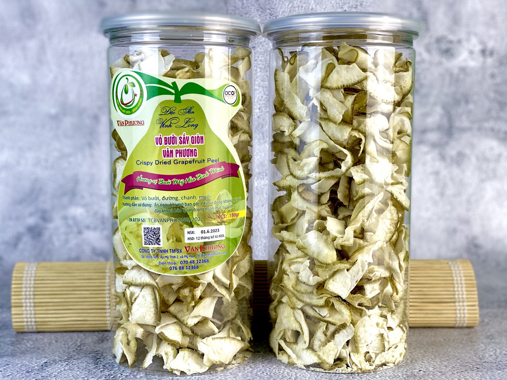 Câu chuyện về vỏ bưởi sấy giòn