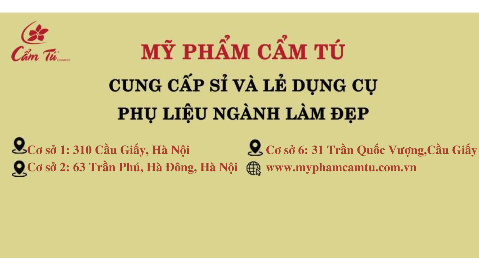 Giới thiệu về Mỹ Phẩm Cẩm Tú | Cẩm Tú Comestic™