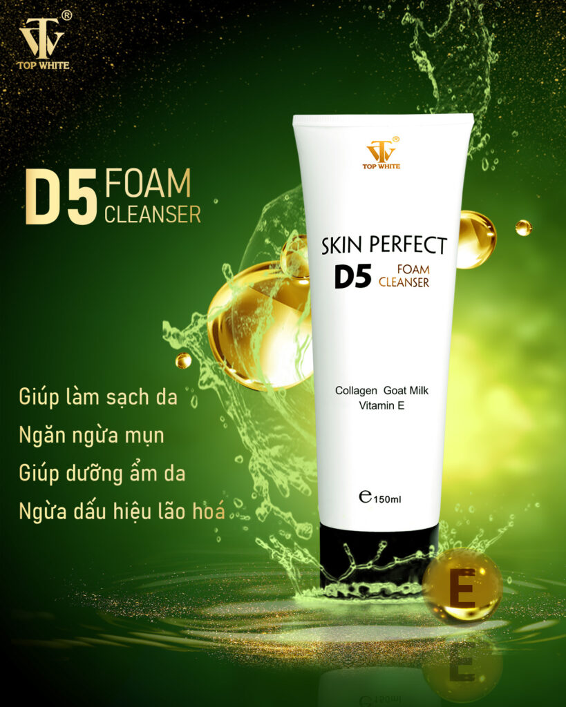 5. Sữa rửa mặt Skin Perfect D5