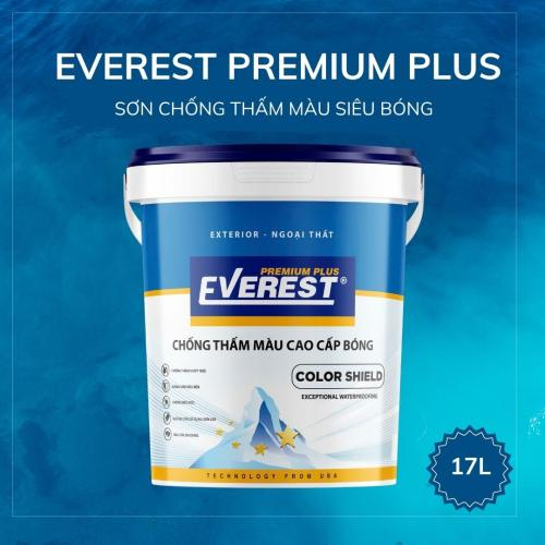 Sơn Chống Thấm Màu Siêu Bóng Everest Premium Plus 17 Lít