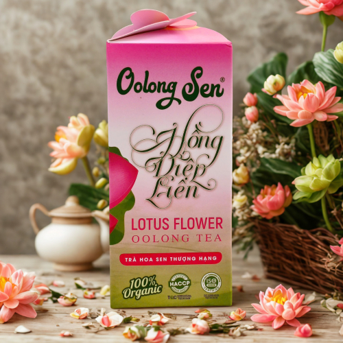 Trà Hoa Sen Oolong Sen Hồng Diệp Liên