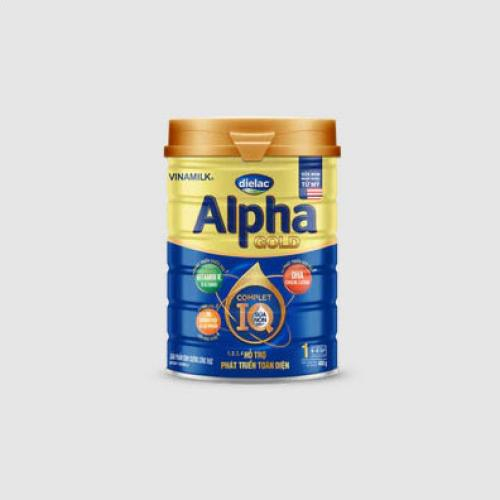 Sữa Bột Dielac Alpha Gold 1 Lon 400gr (0-6 Tháng)